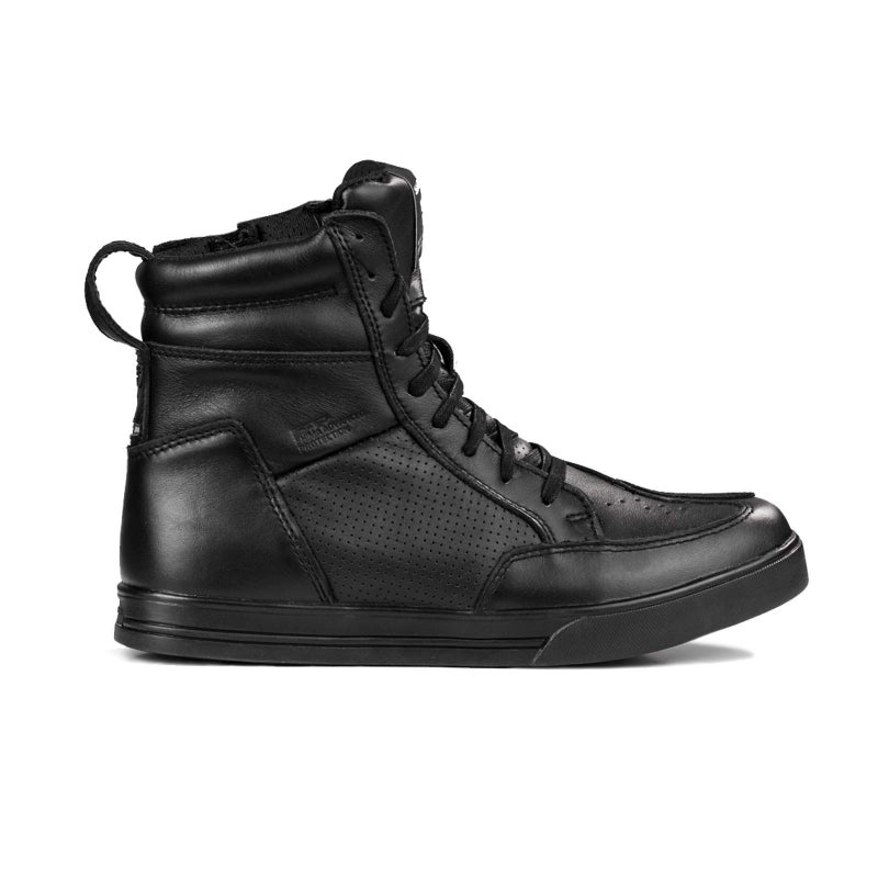 SHIMA Blake Boots Motorcycle Riding Boots Men Ventilated Leather Vintage Street Side Zipper Sport Touring Shoe Moto Footwear Bikers Powersports Approved Summer Lightweight (Mens, Black, 12) - Image 2